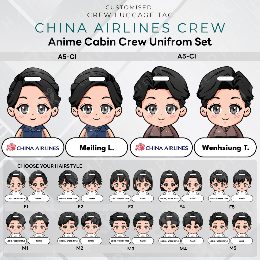 Anime - China Airlines Crew