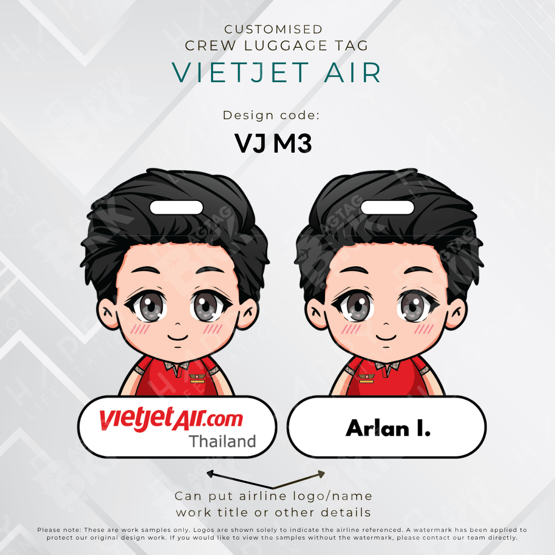 Vietjet Air Crew - Anime Version