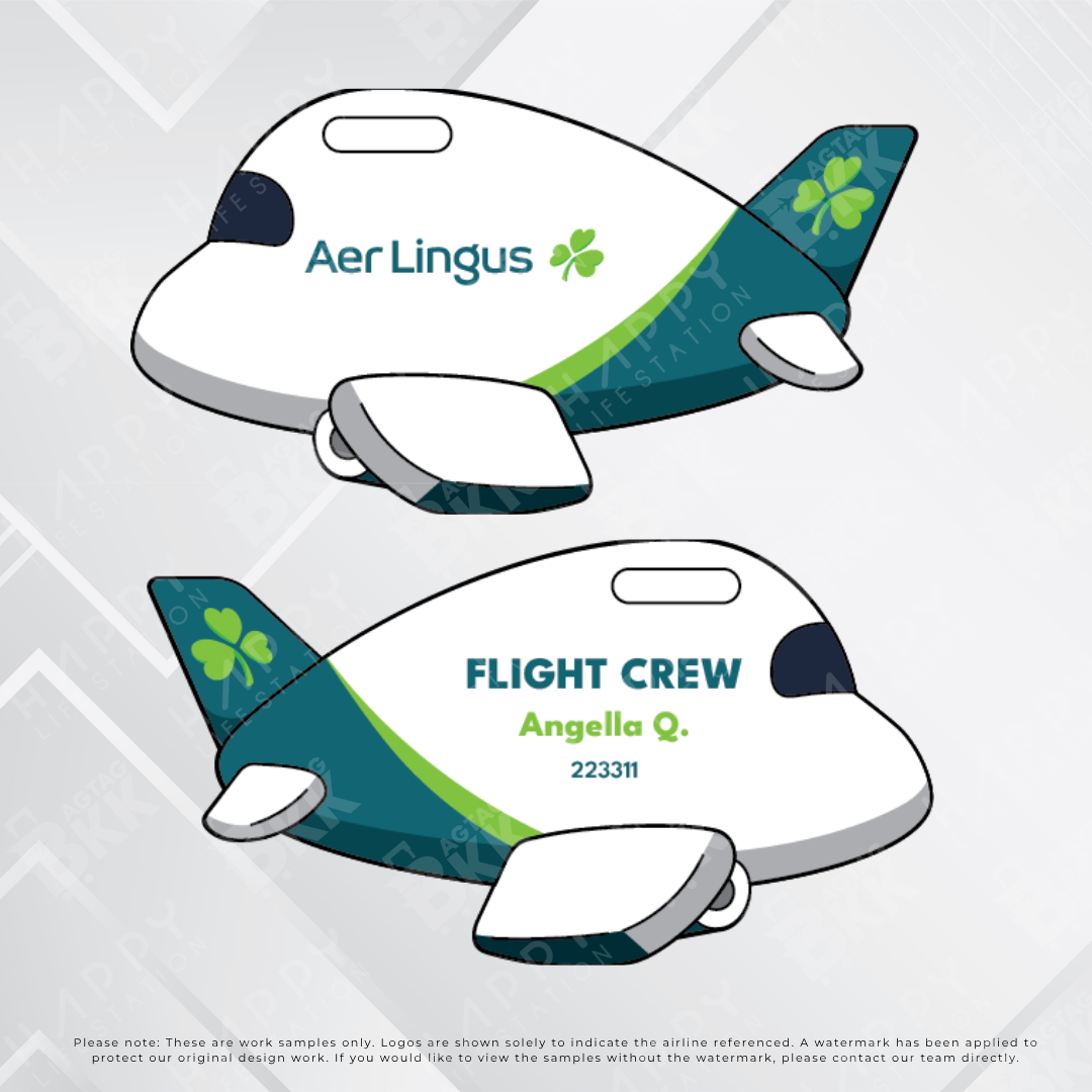 Airplane Tag - Europe Airliners