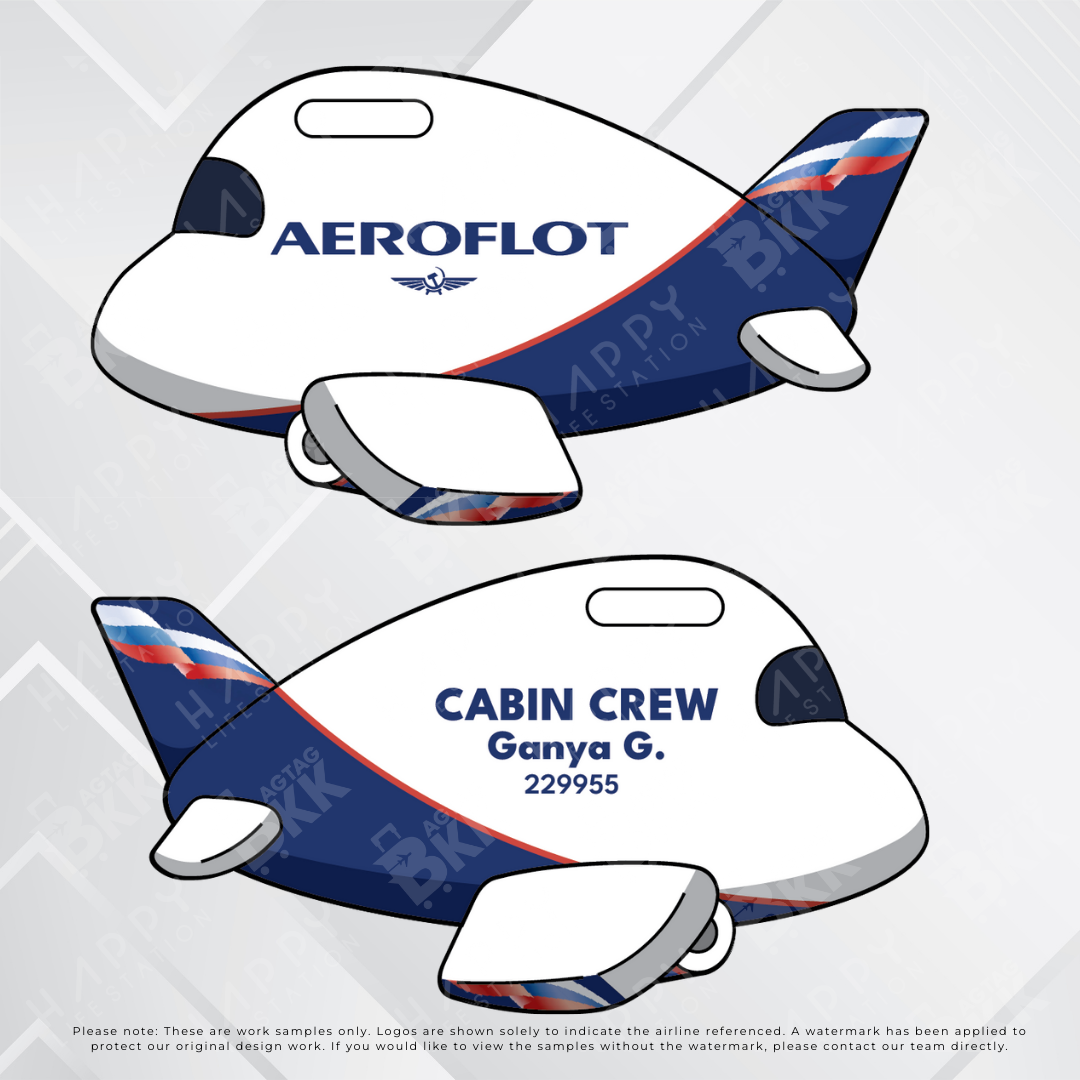 Airplane tag - Russia