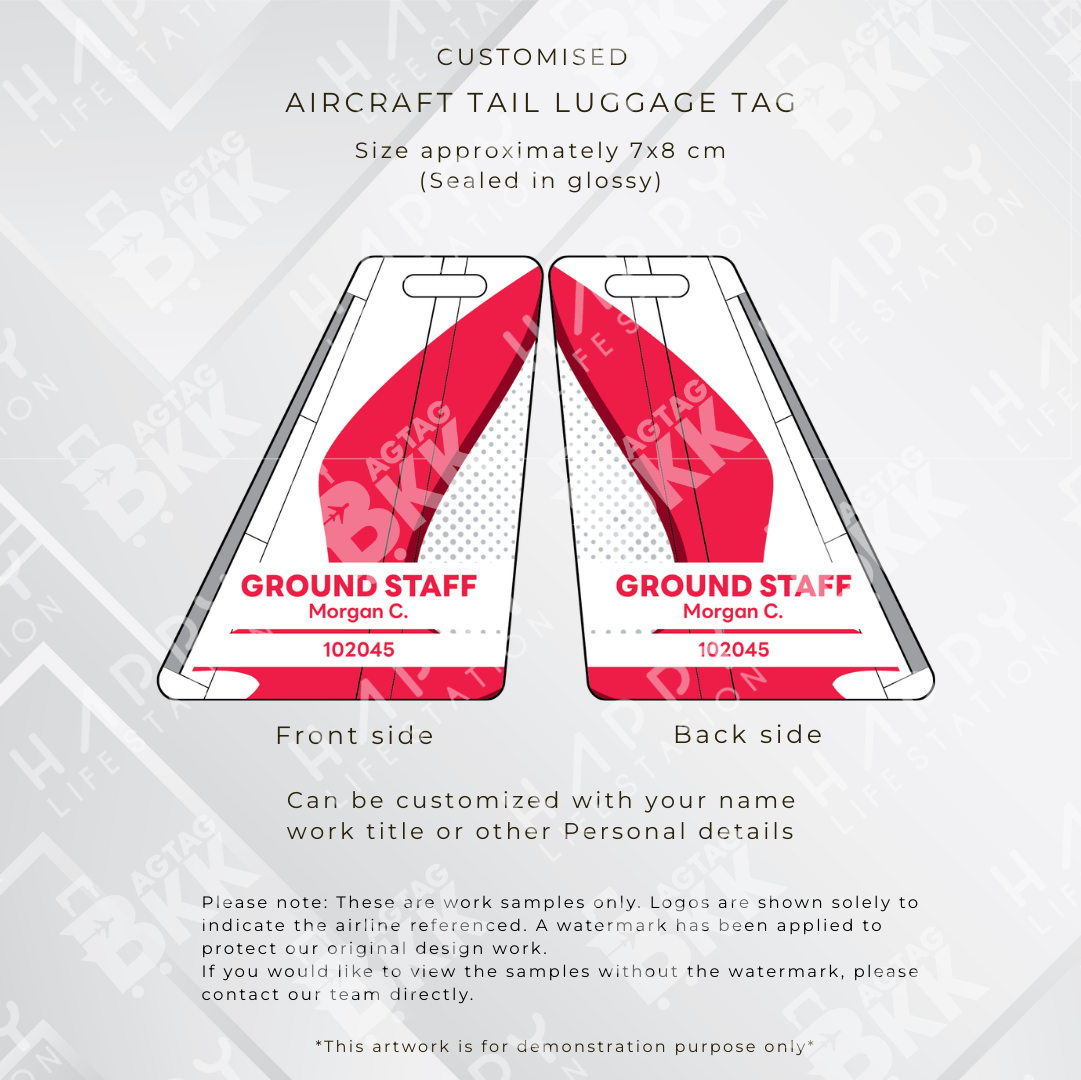 Air Arabia Aircraft Tail Luggage Tag | BAGTAGBKK