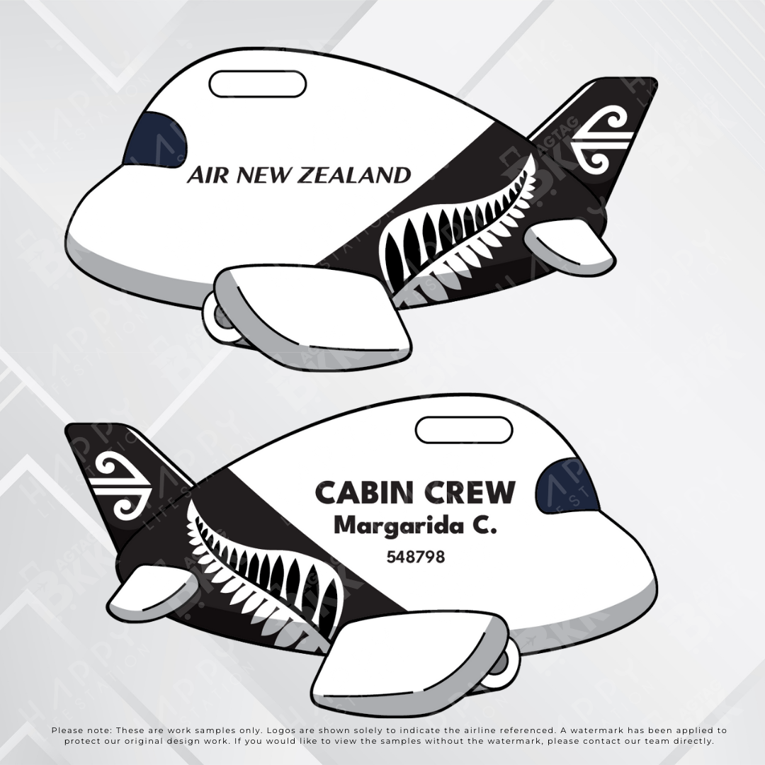 Airplane tag - Other Asian + Oceania Countries