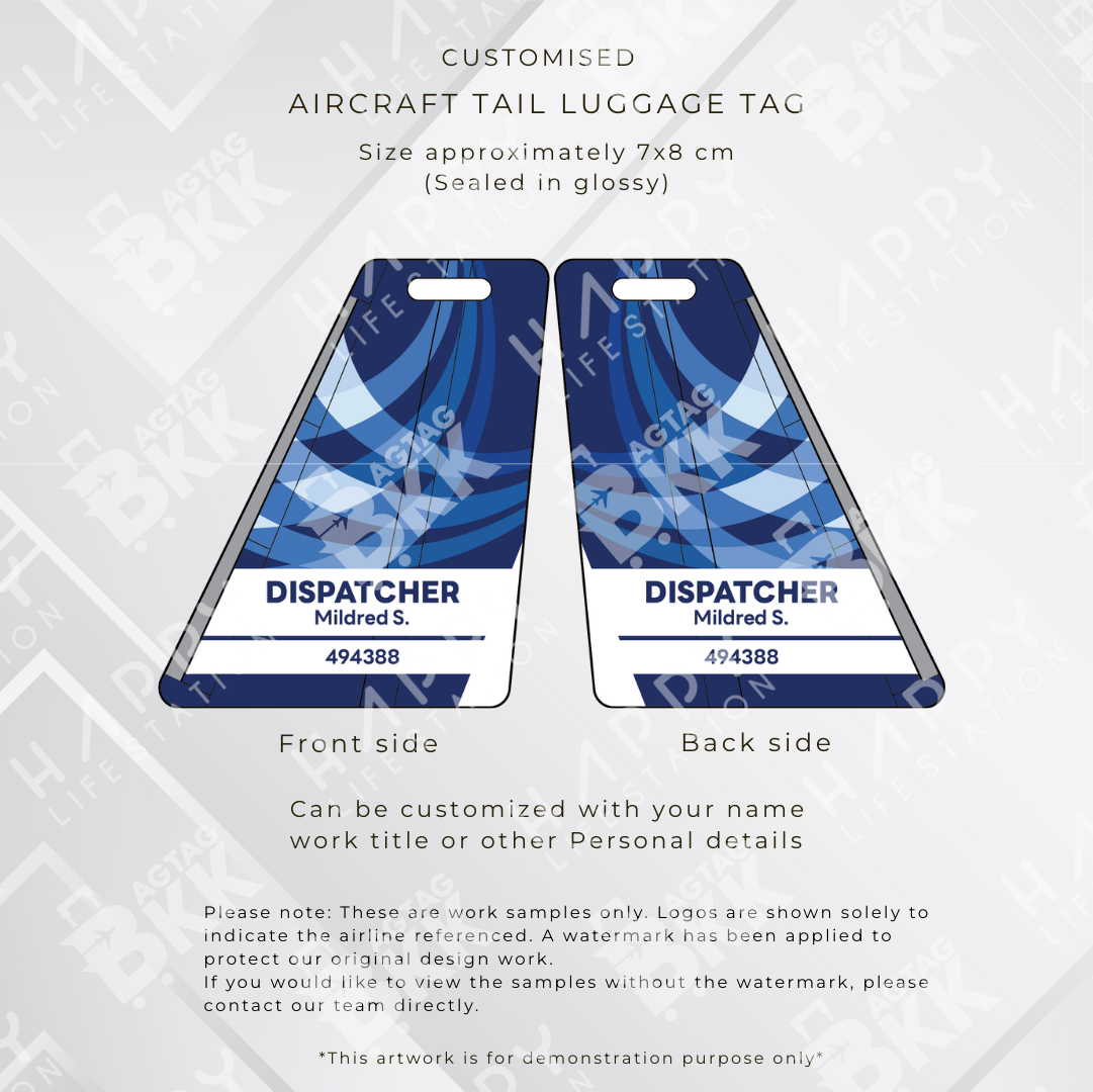 Airbus Aviation Luggage Tag Design | BAGTAGBKK