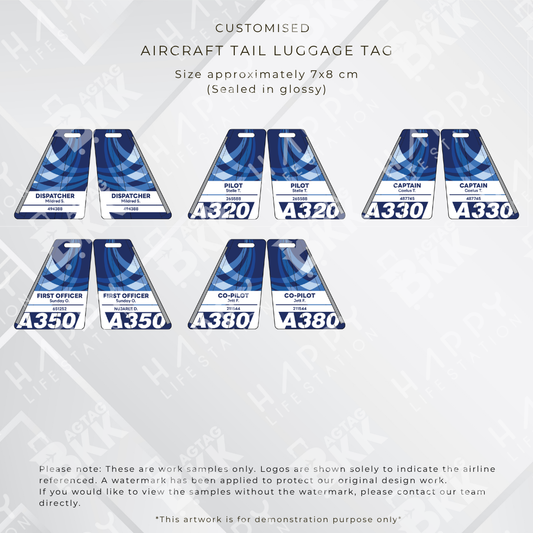Airbus Aircraft Tail Luggage Tag | BAGTAGBKK