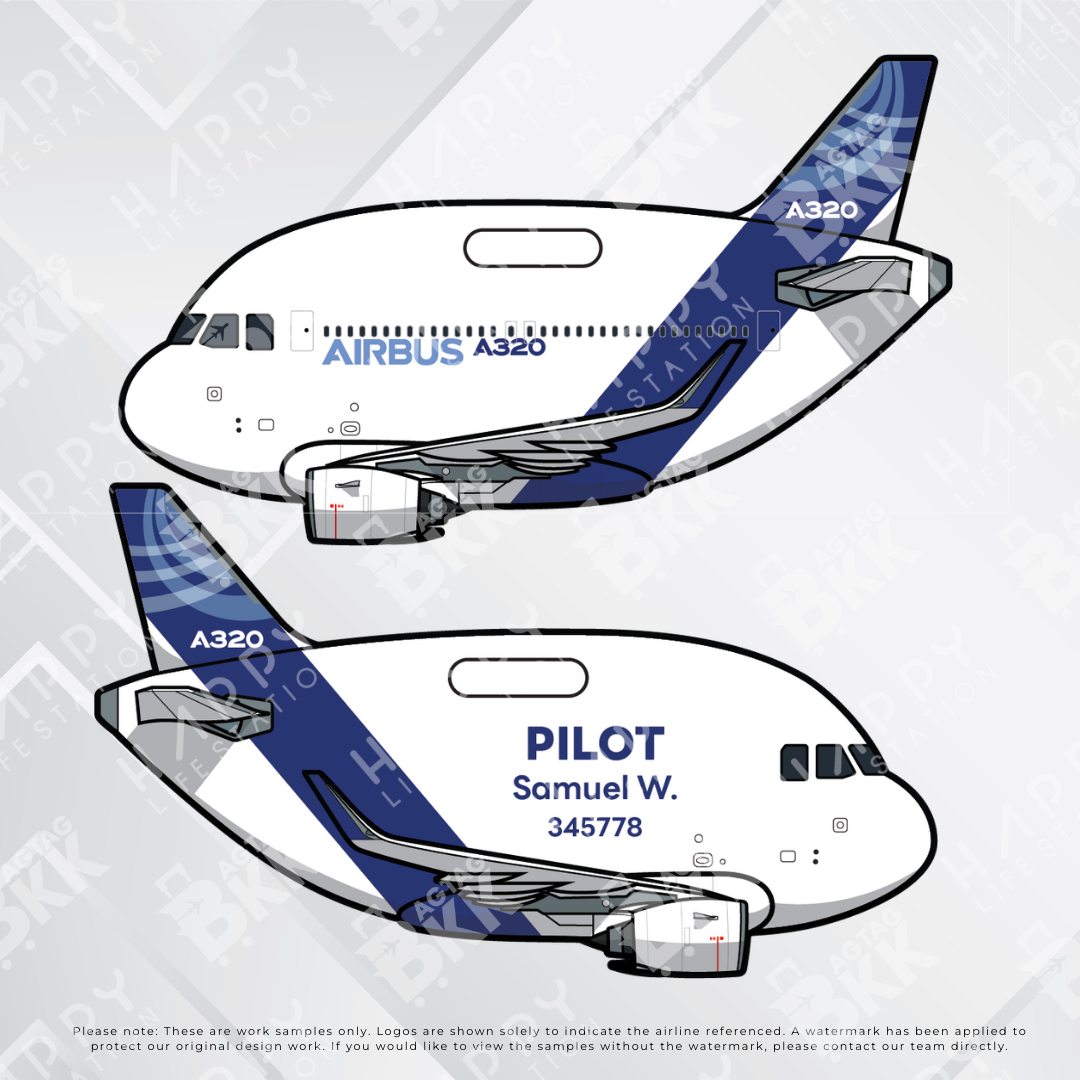 Airplane tag (Airbus A320)