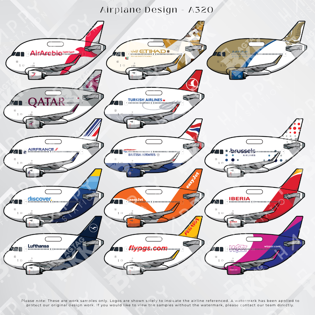 Airplane tag (Airbus A320)