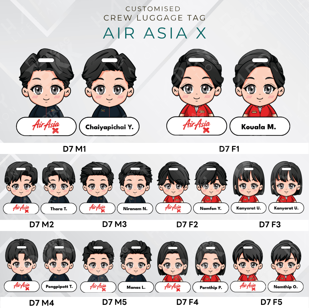 Air Asia X Crew - Anime Version