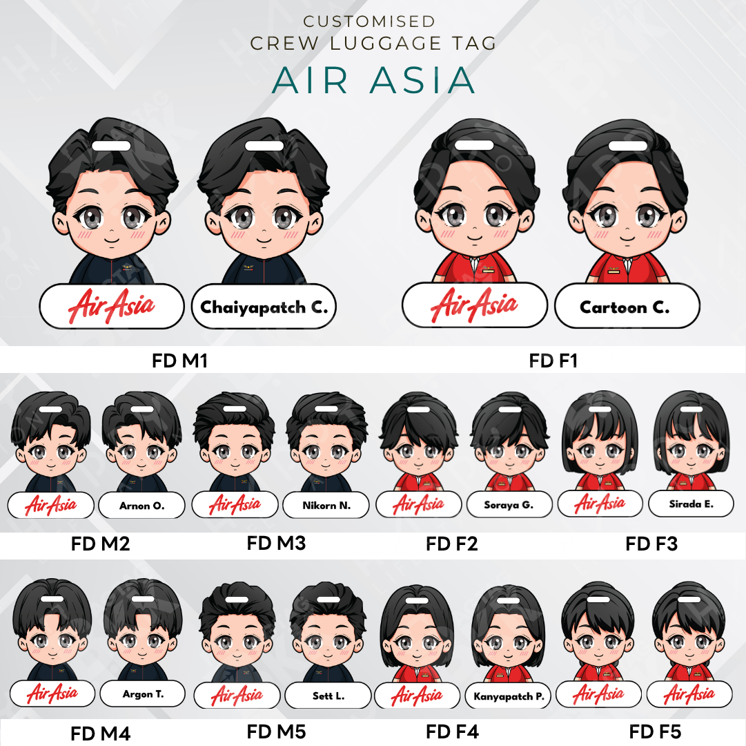 Air Asia Crew - Anime Version