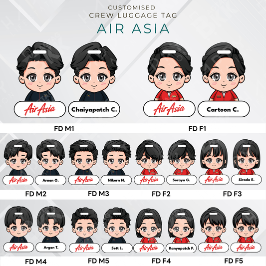 Air Asia Crew - Anime Version