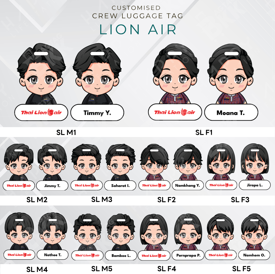 Lion Air Crew - Anime Version