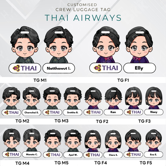 Thai Airways Crew - Anime Version