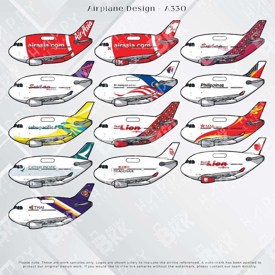 Airplane tag (Airbus A330)