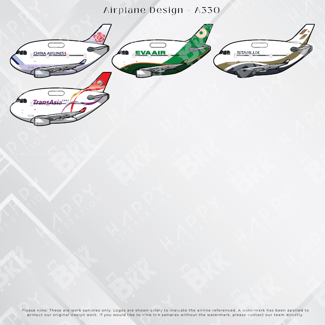 Airplane tag (Airbus A330)