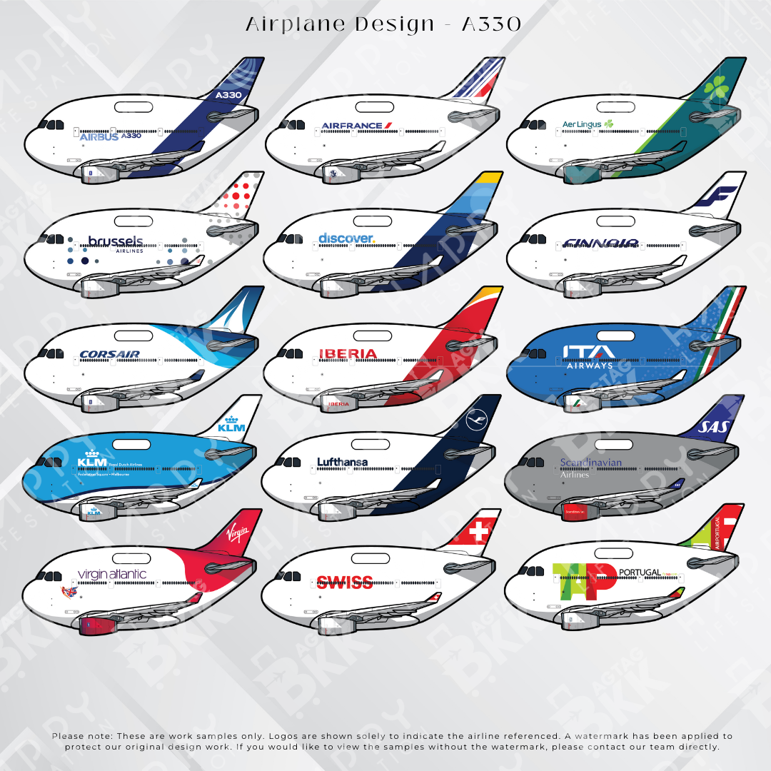 Airplane tag (Airbus A330)