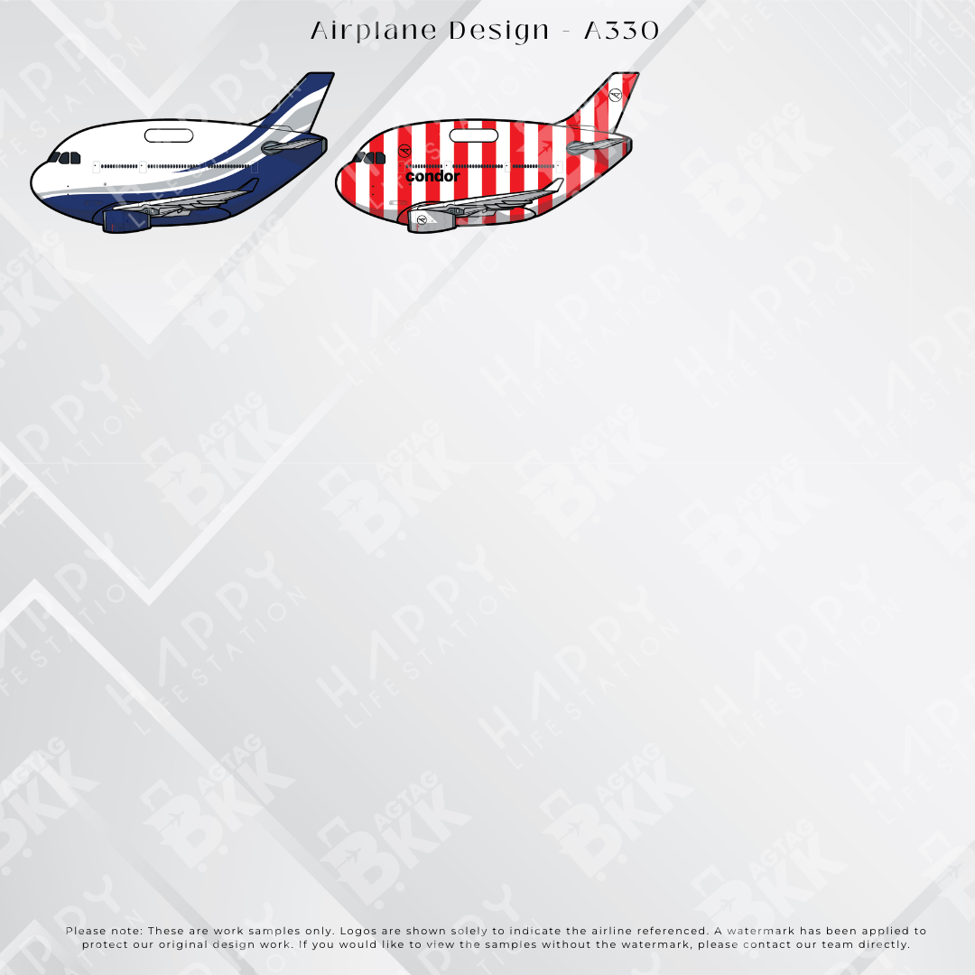 Airplane tag (Airbus A330)