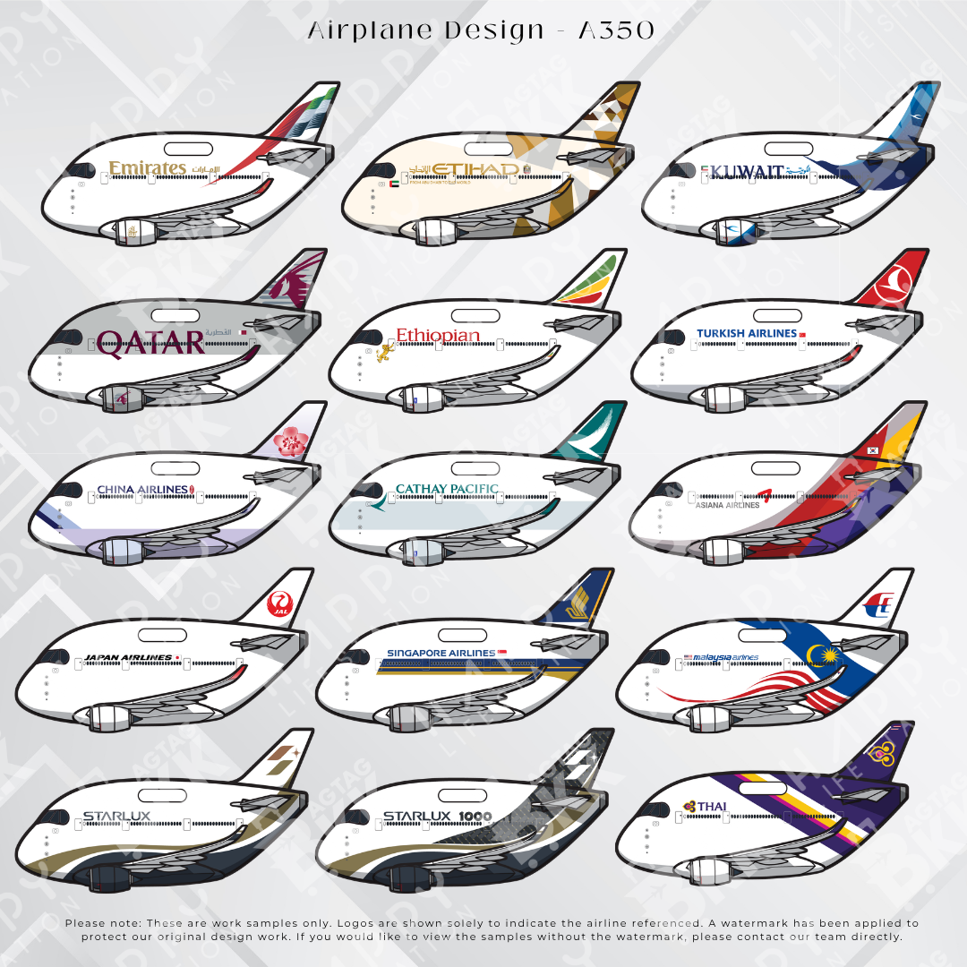 Airplane tag (New A350)