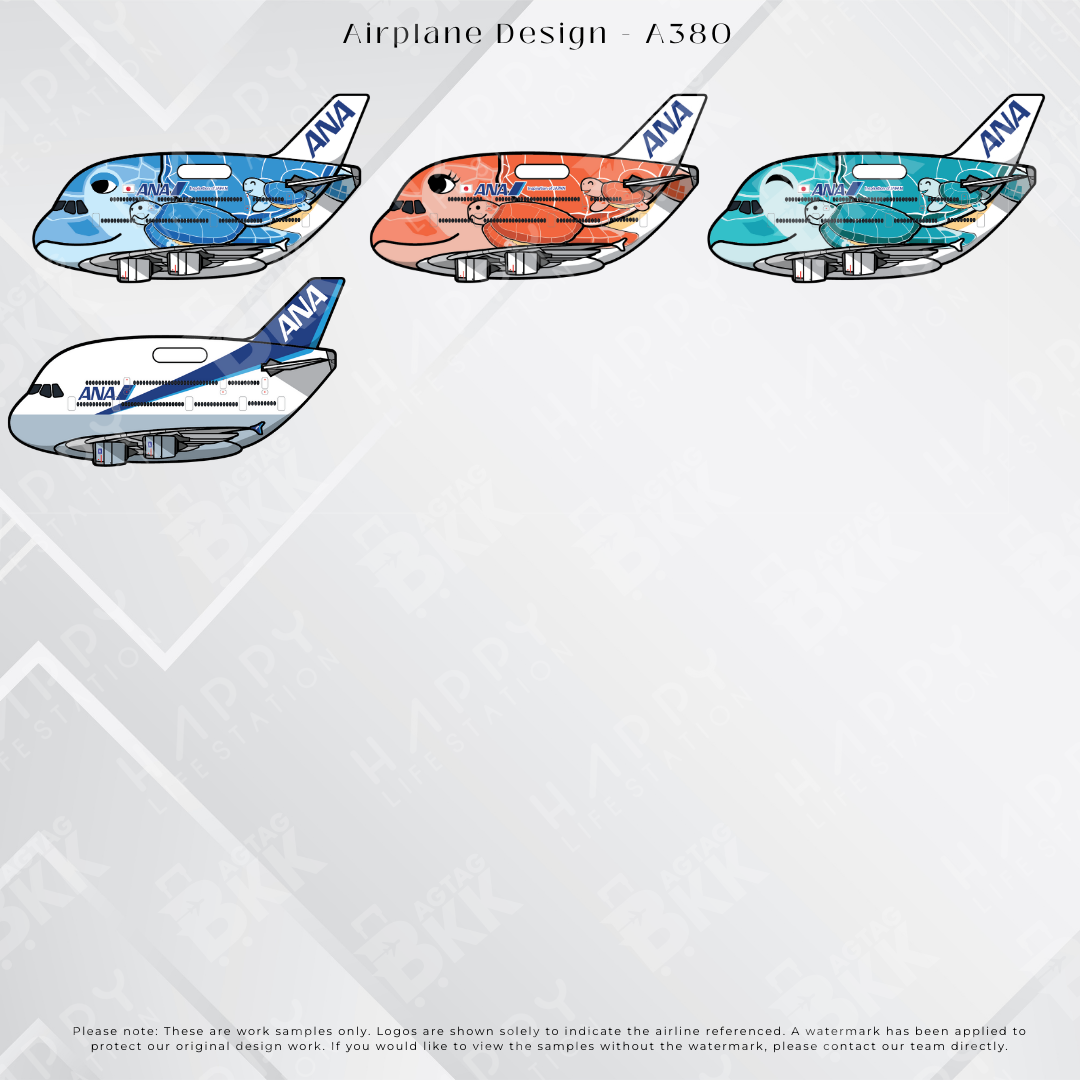 Airplane tag (Airbus A380)