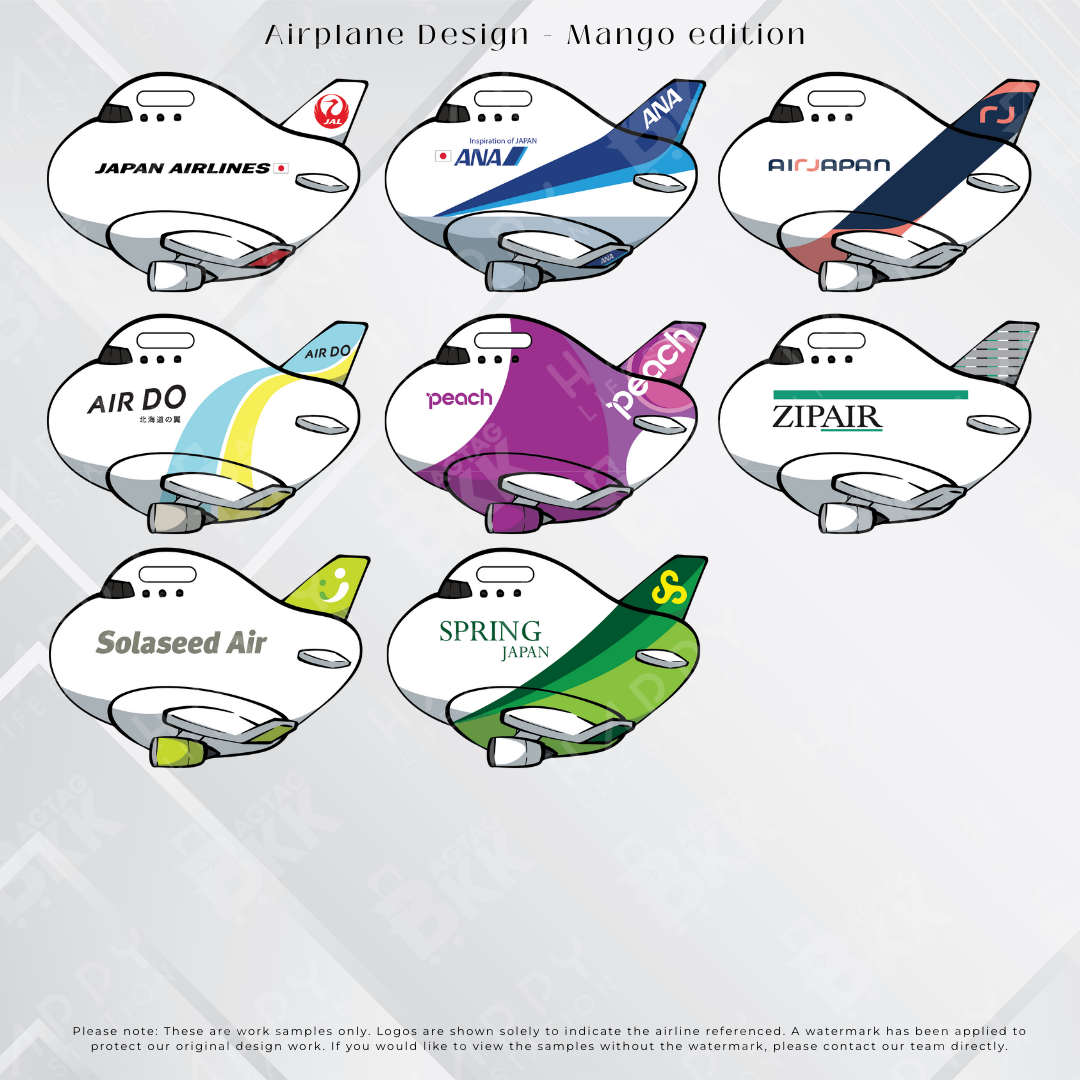 Airplane tag (Mango edition1)