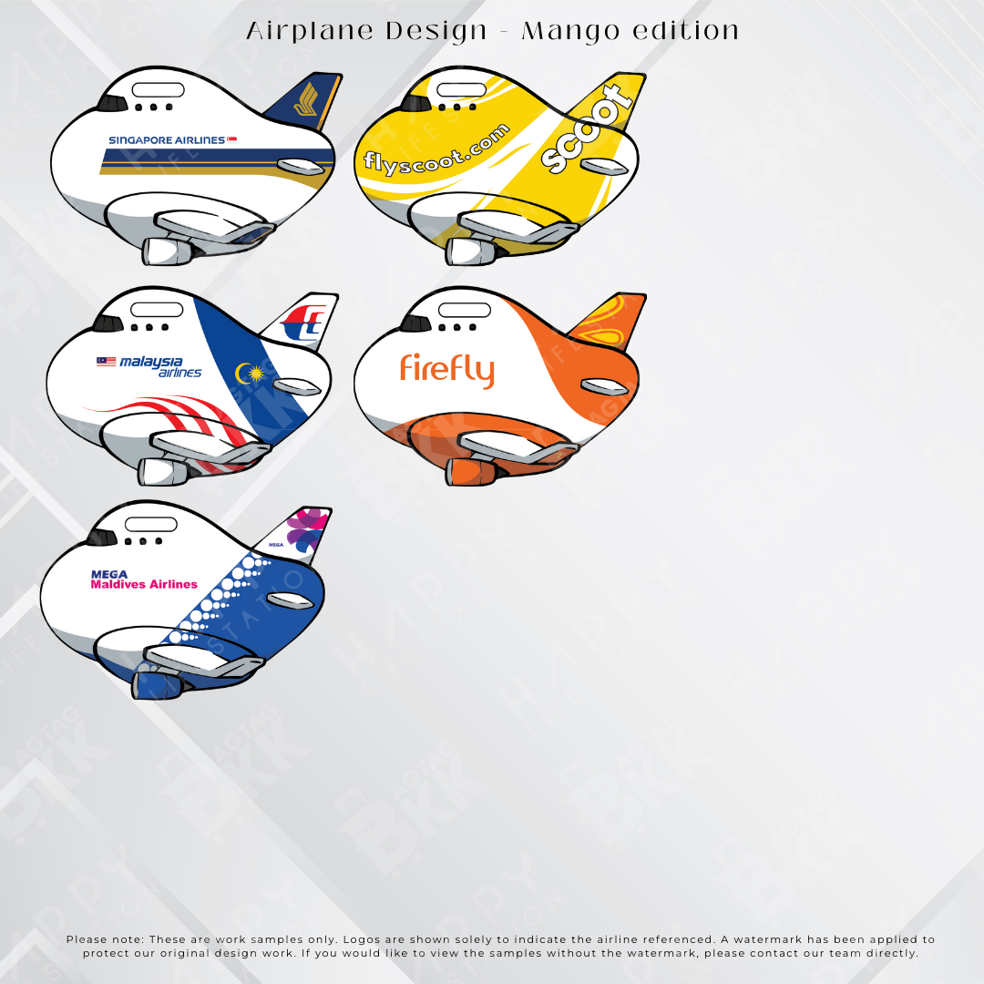 Airplane tag (Mango edition1)