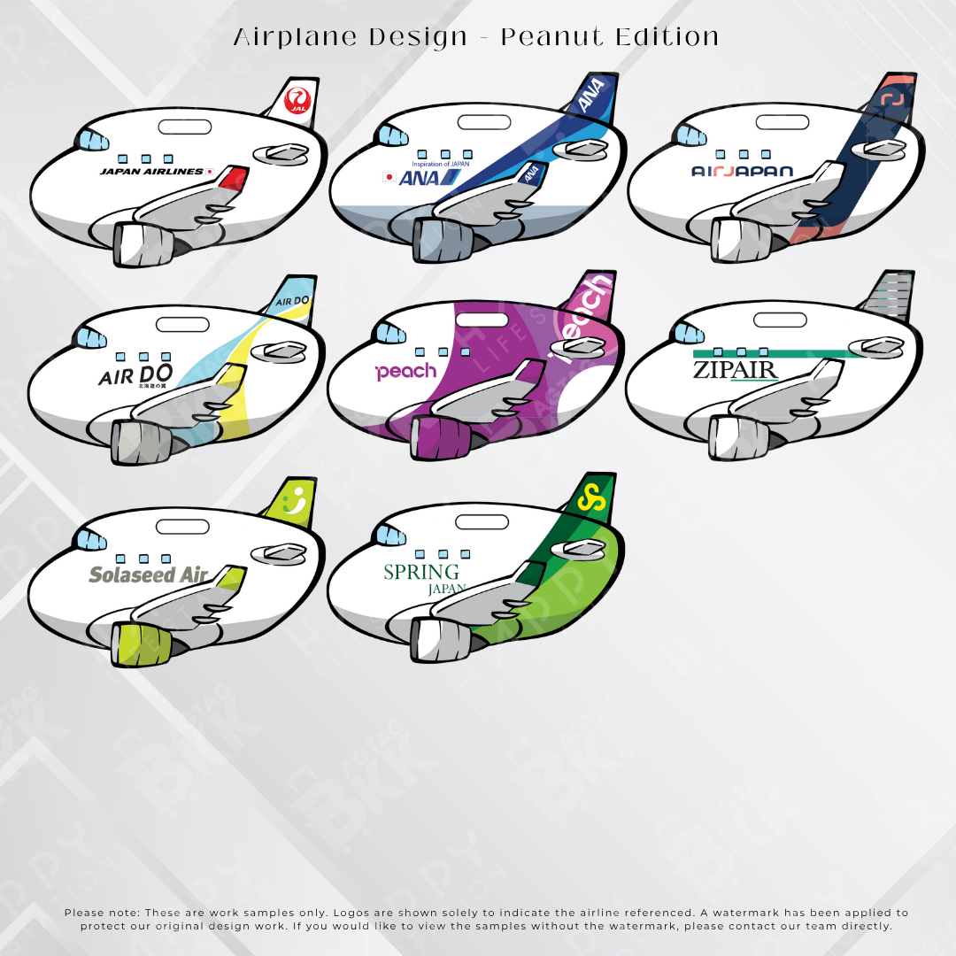 Airplane tag (Peanut edition)