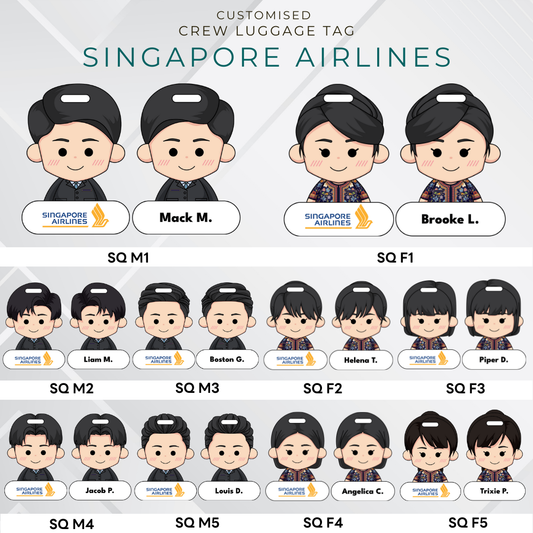 Malaysia and Singapore Airliner crew list