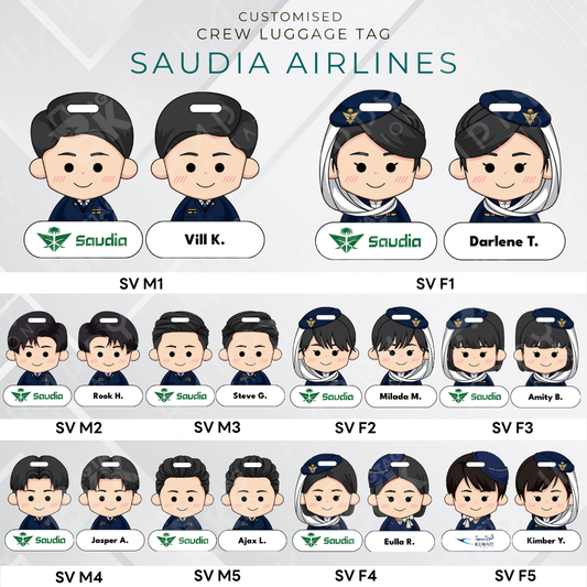 Saudia Airlines Crew