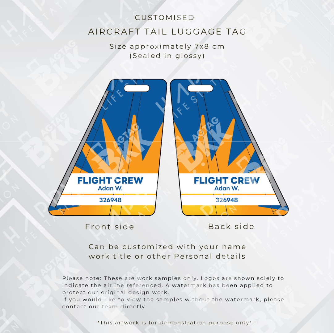 Allegiant Air Aircraft Tail Luggage Tag | BAGTAGBKK