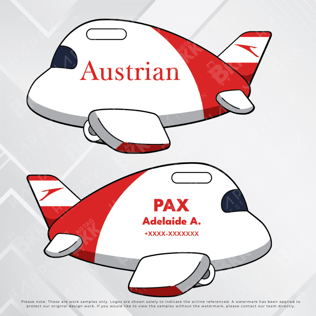 Airplane Tag - Europe Airliners