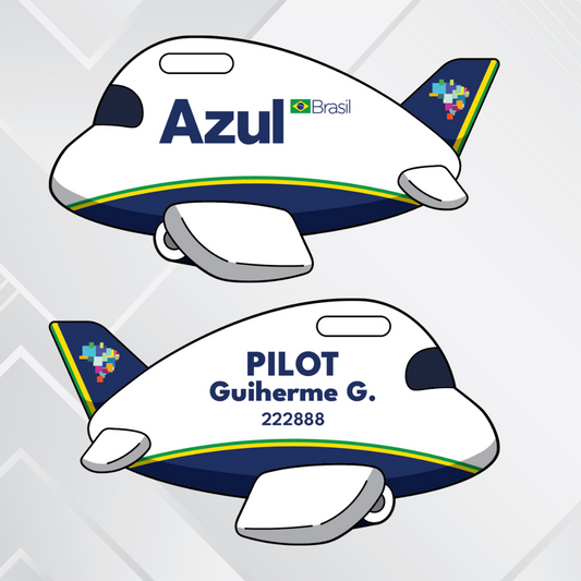 Airplane tag - South America