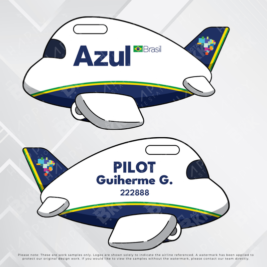 Airplane tag - South America