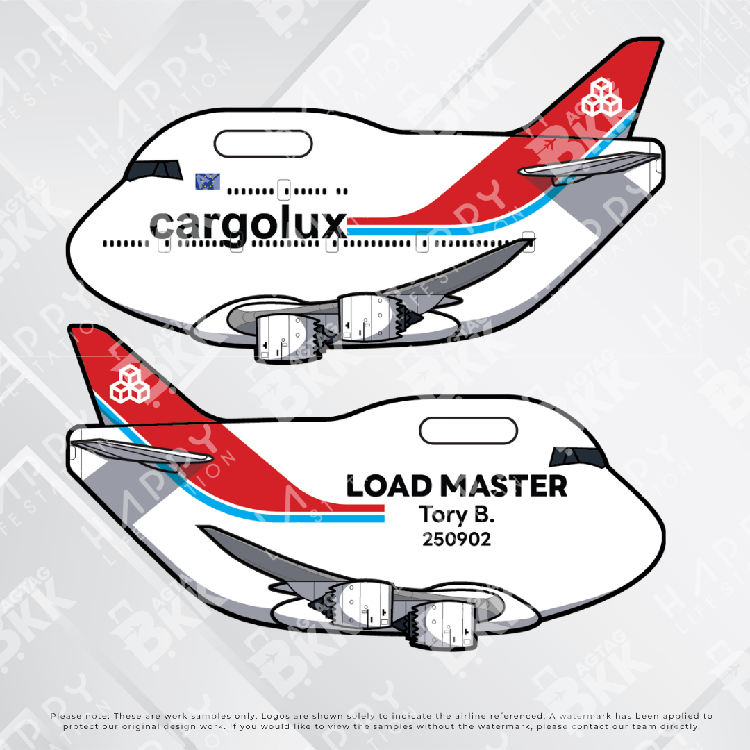 Airplane tag (Boeing 747)