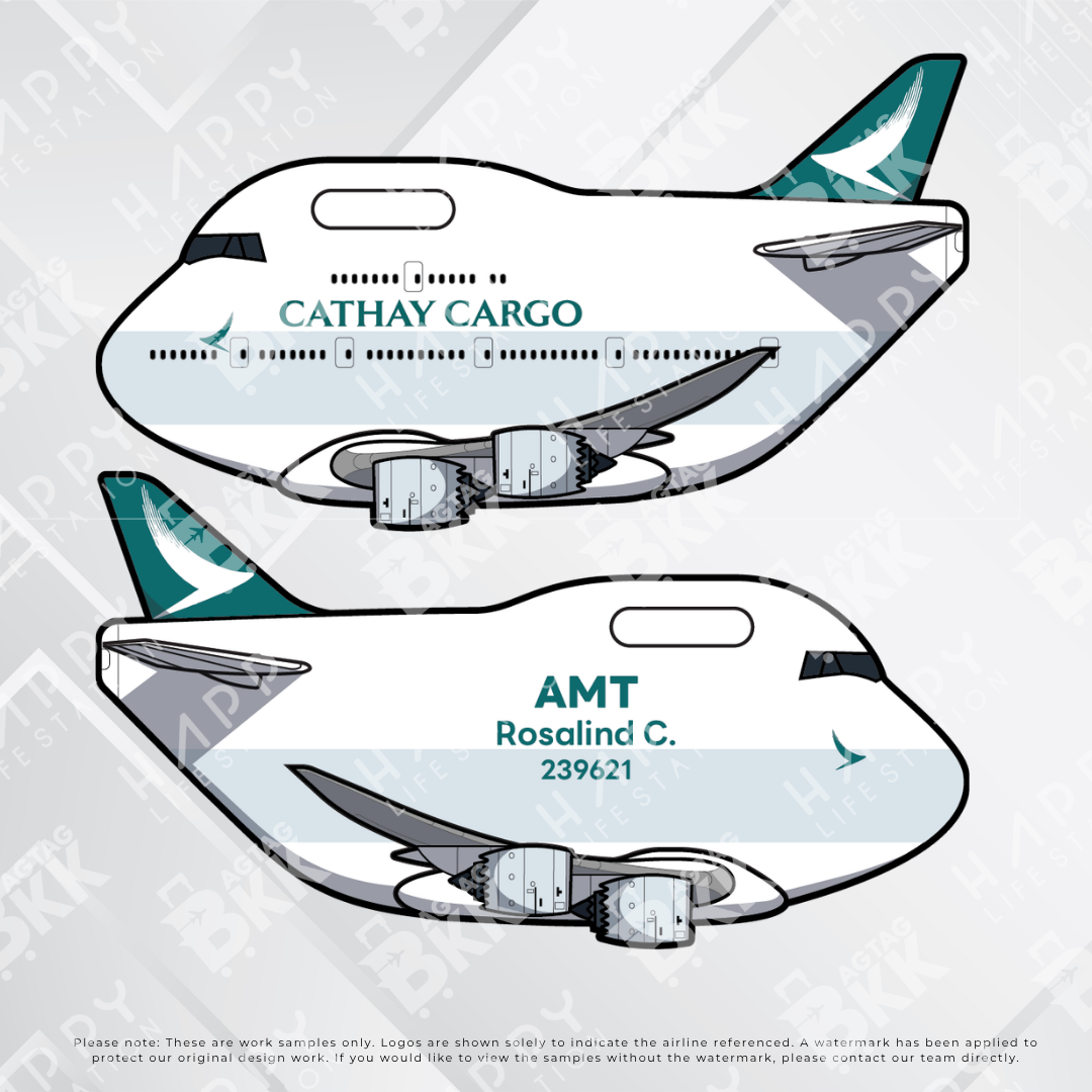Airplane tag (Boeing 747)