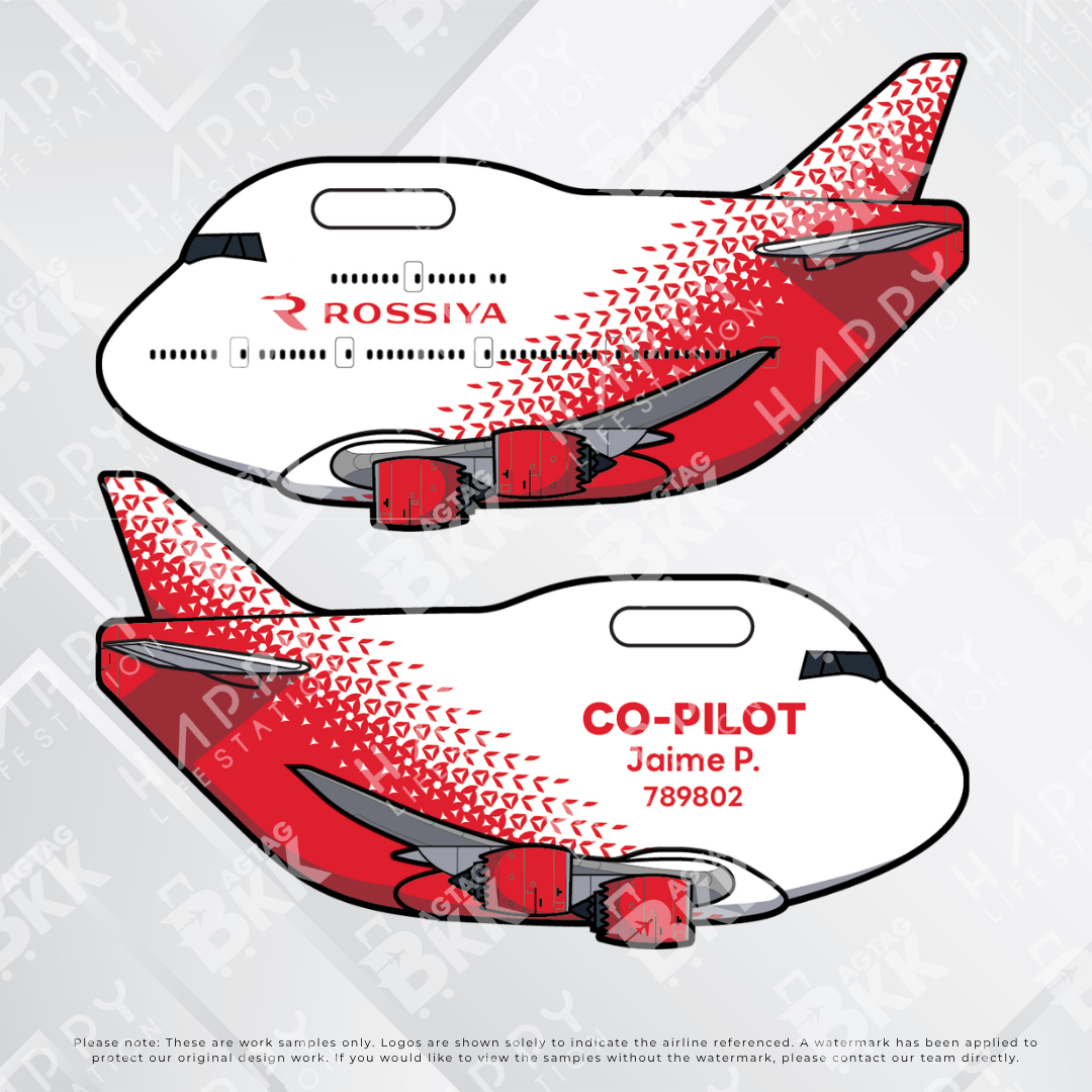 Airplane tag (Boeing 747)