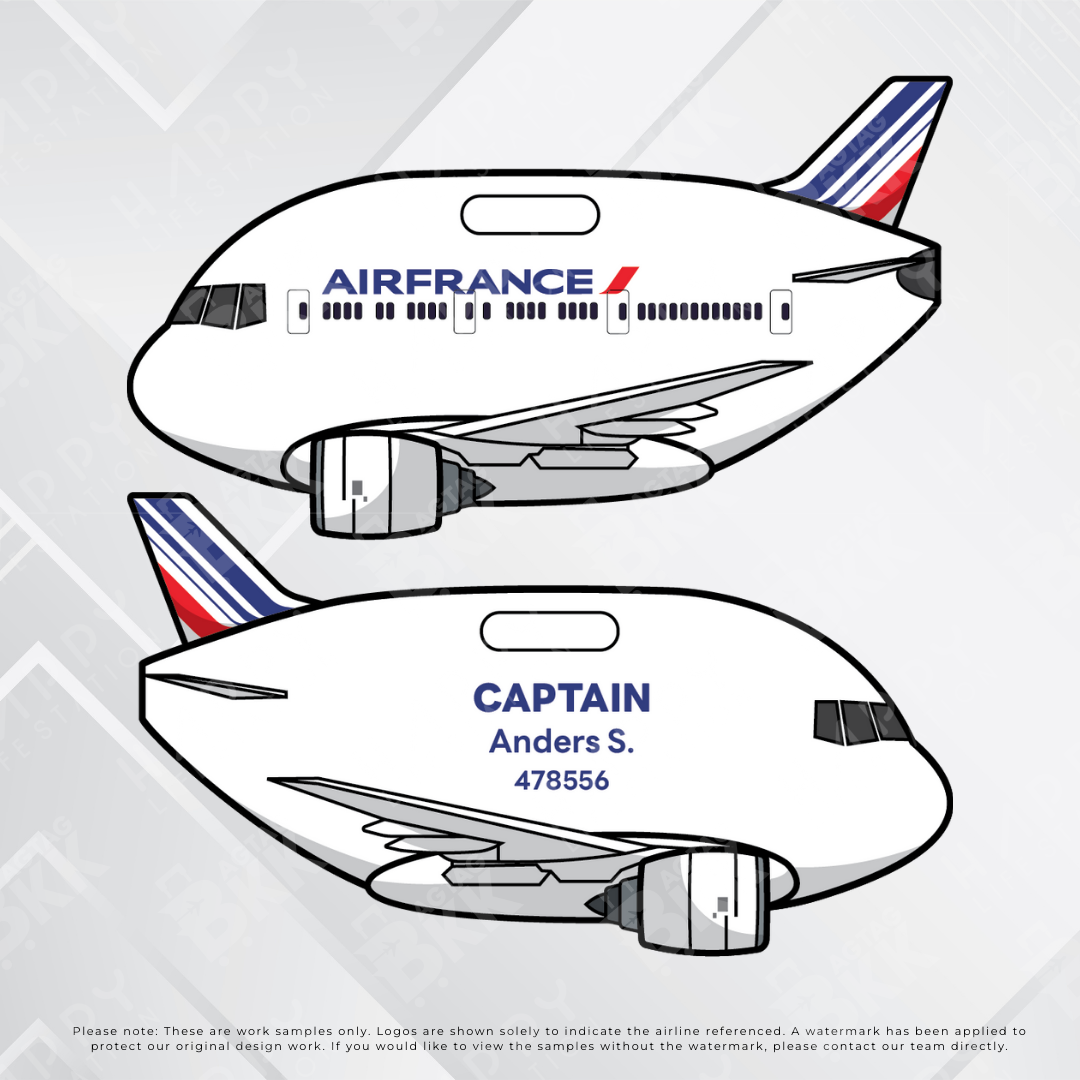 Airplane tag (Boeing 777)