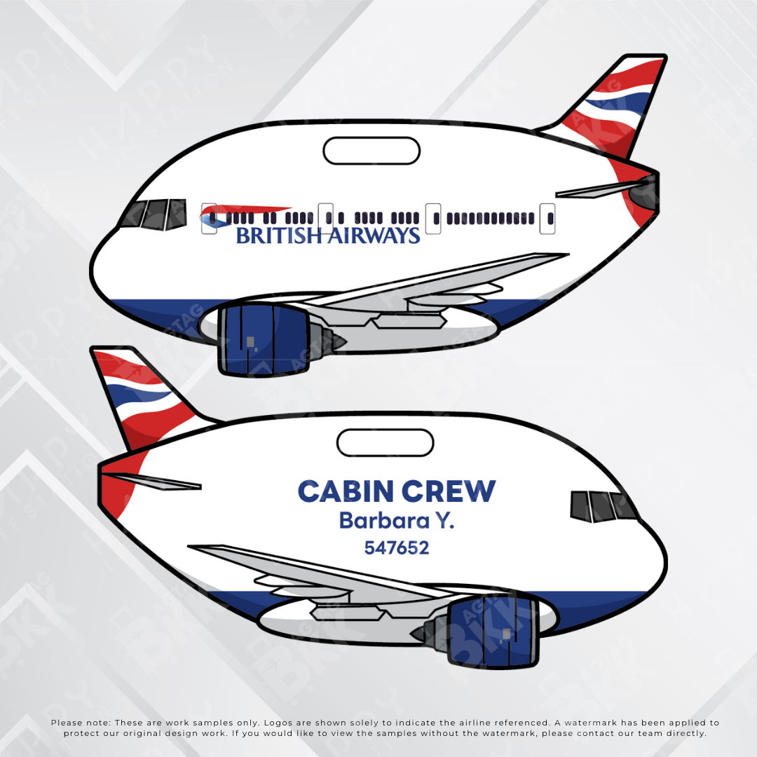 Airplane tag (Boeing 777)