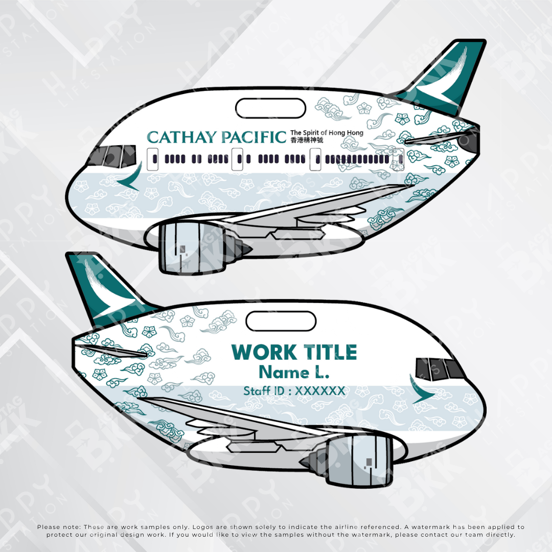 Airplane tag (Boeing 777)