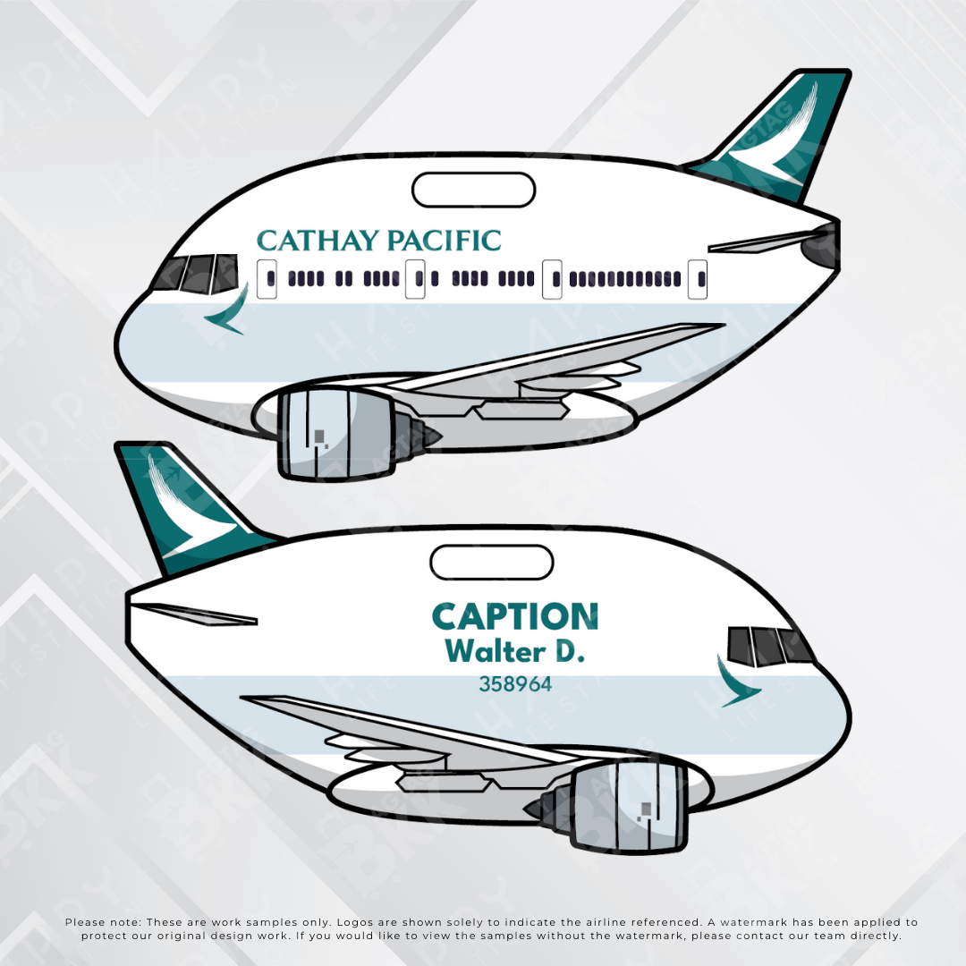 Airplane tag (Boeing 777)