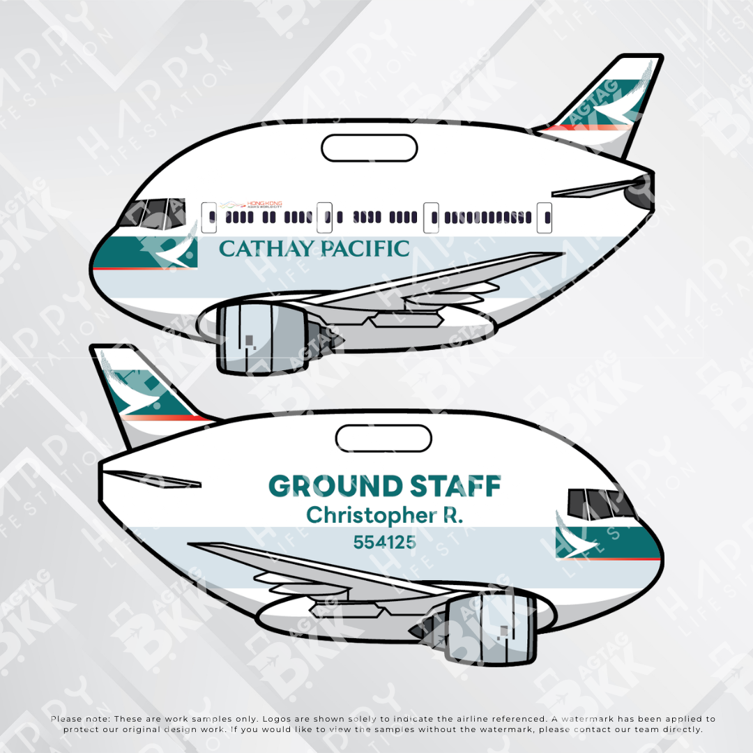 Airplane tag (Boeing 777)