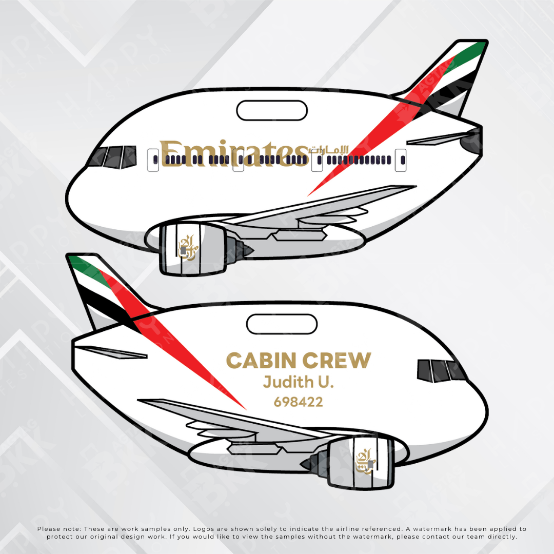 Airplane tag (Boeing 777)