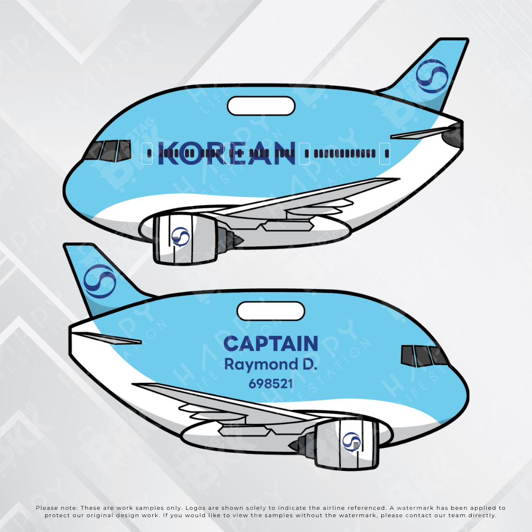 Airplane tag (Boeing 777)