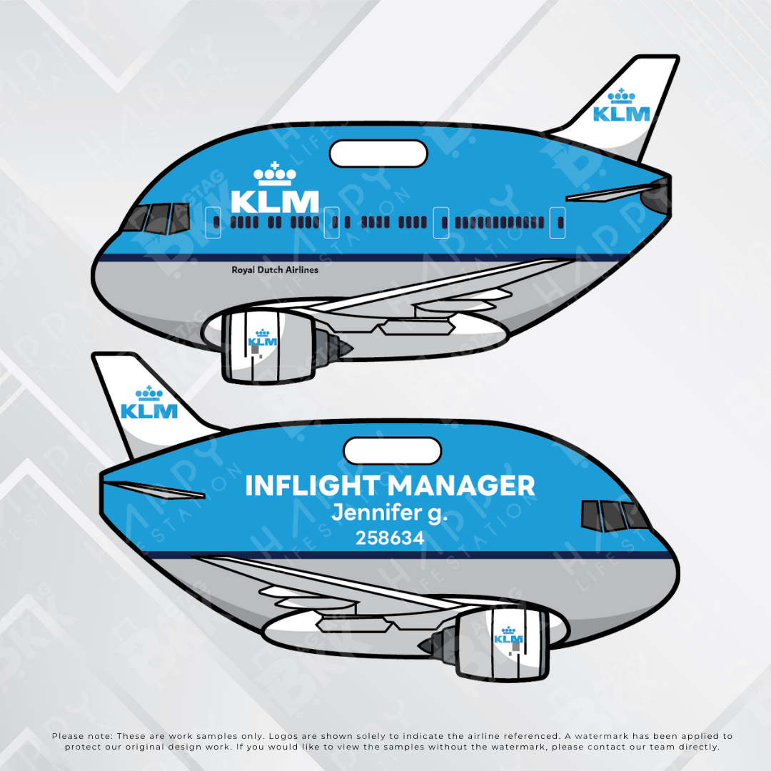 Airplane tag (Boeing 777)