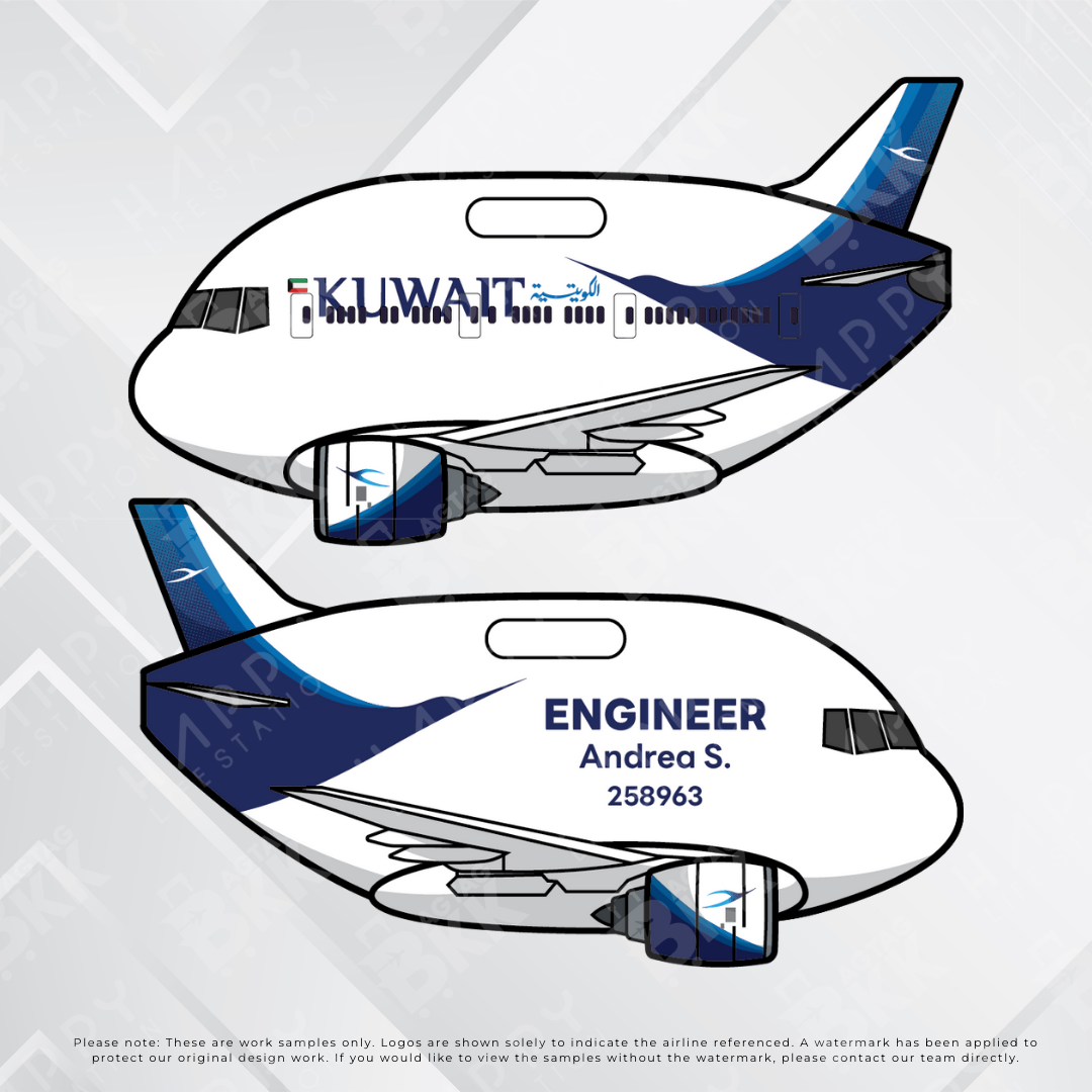 Airplane tag (Boeing 777)