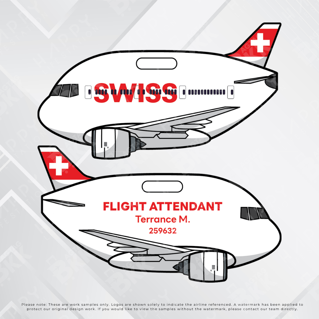 Airplane tag (Boeing 777)
