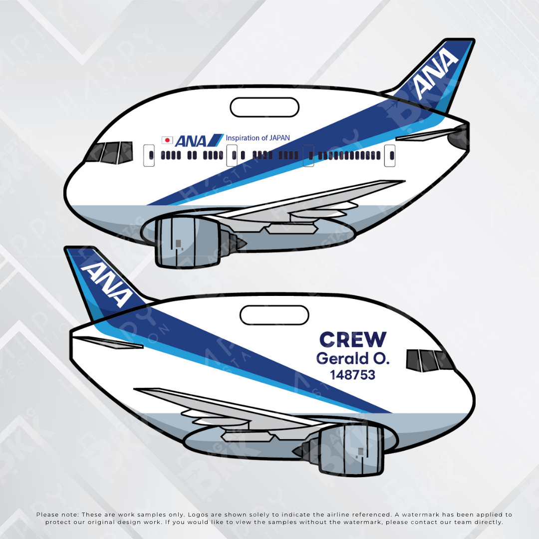 Airplane tag (Boeing 777)