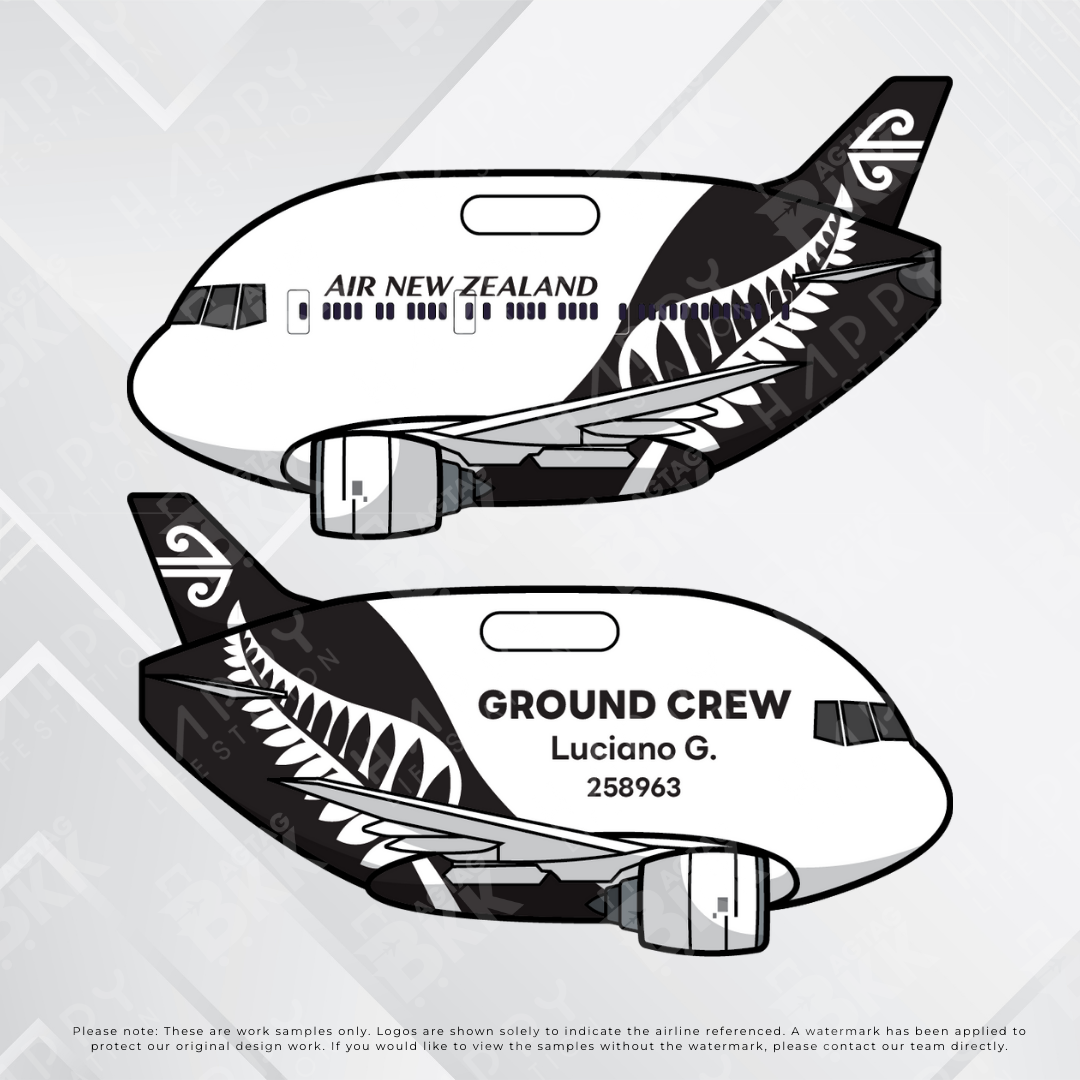 Airplane tag (Boeing 777)