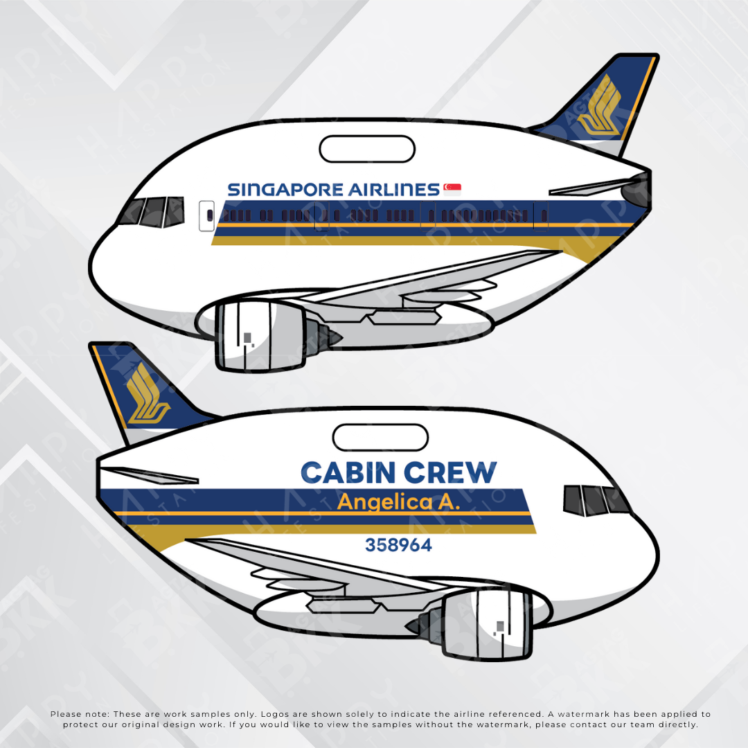 Airplane tag (Boeing 777)