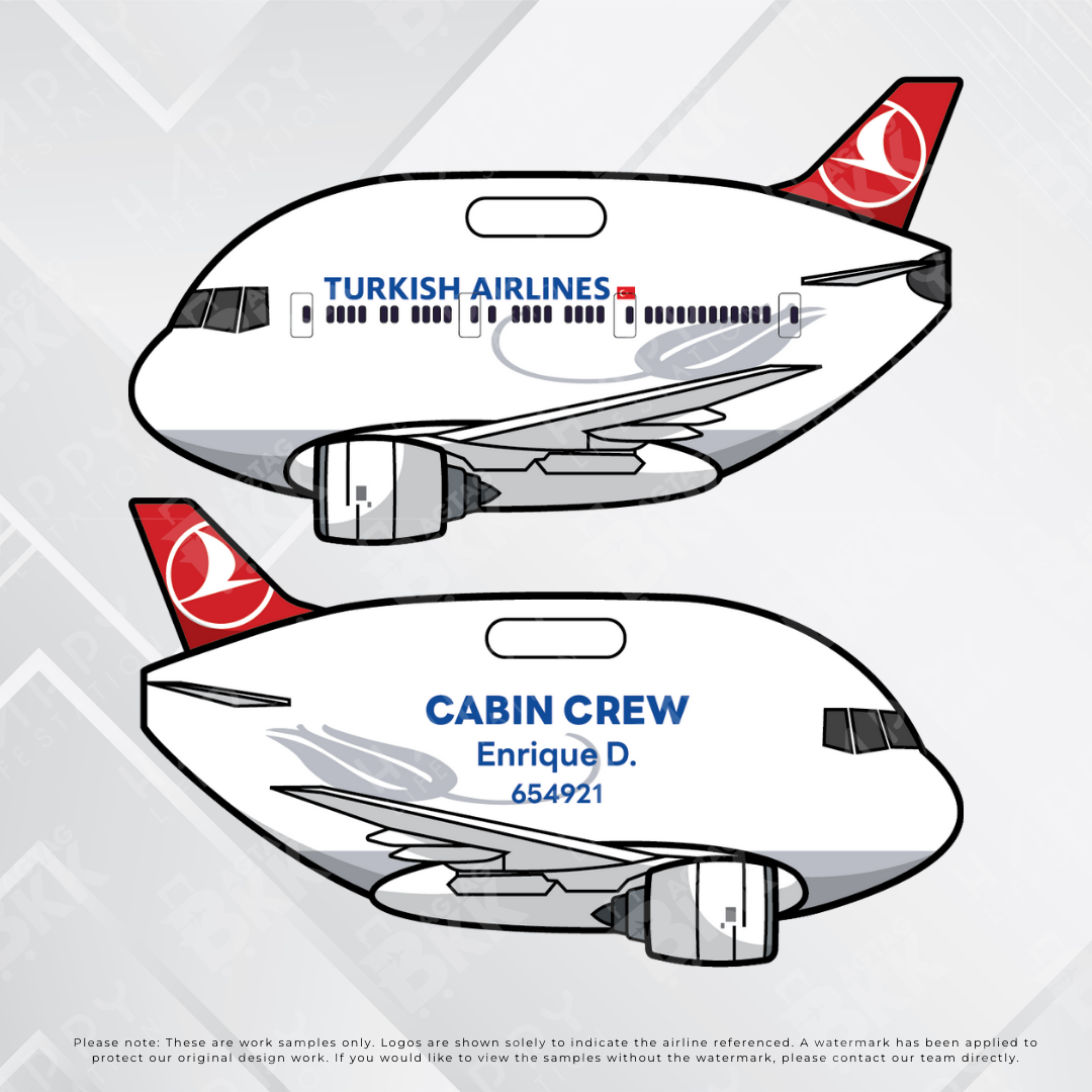 Airplane tag (Boeing 777)