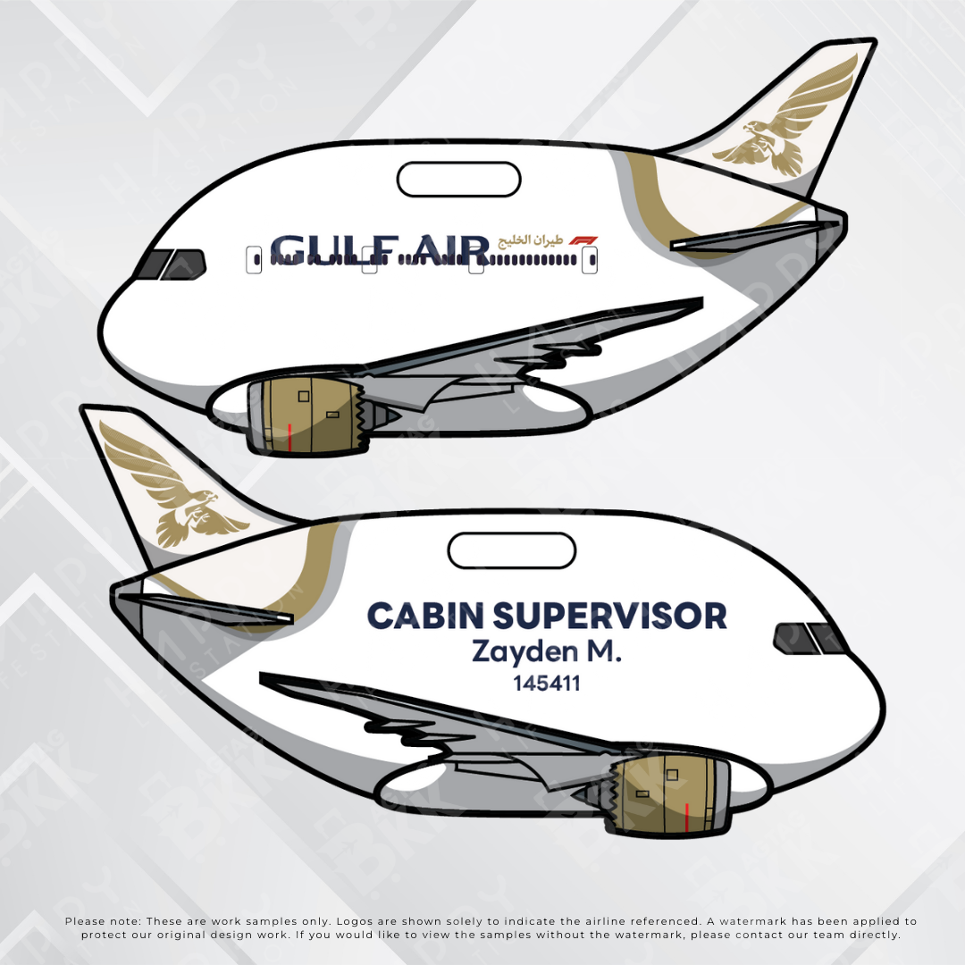 Airplane tag (Boeing 787)