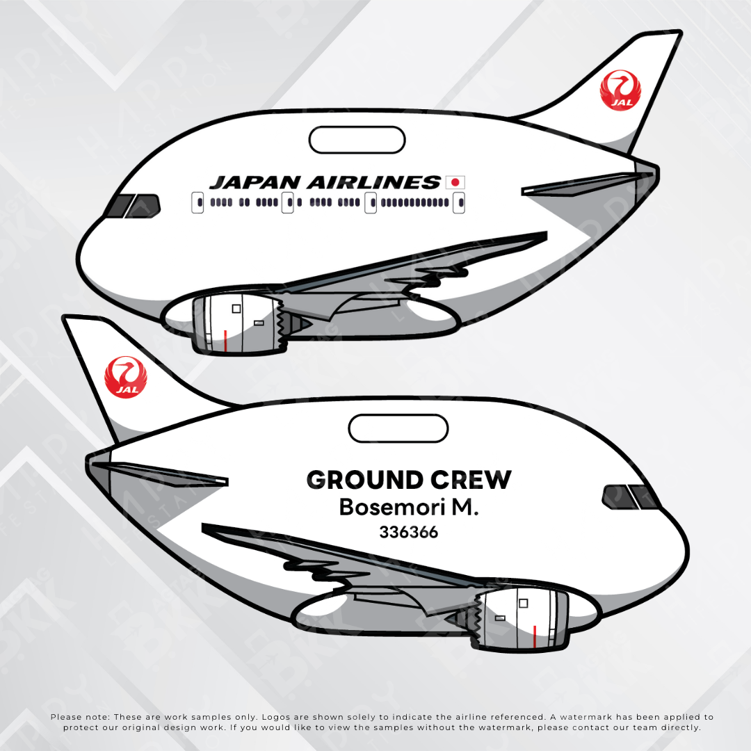 Airplane tag (Boeing 787)