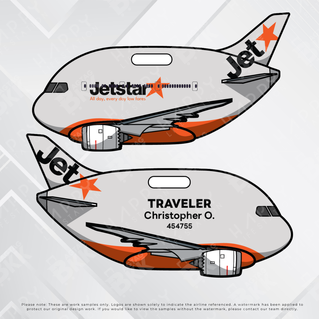 Airplane tag (Boeing 787)